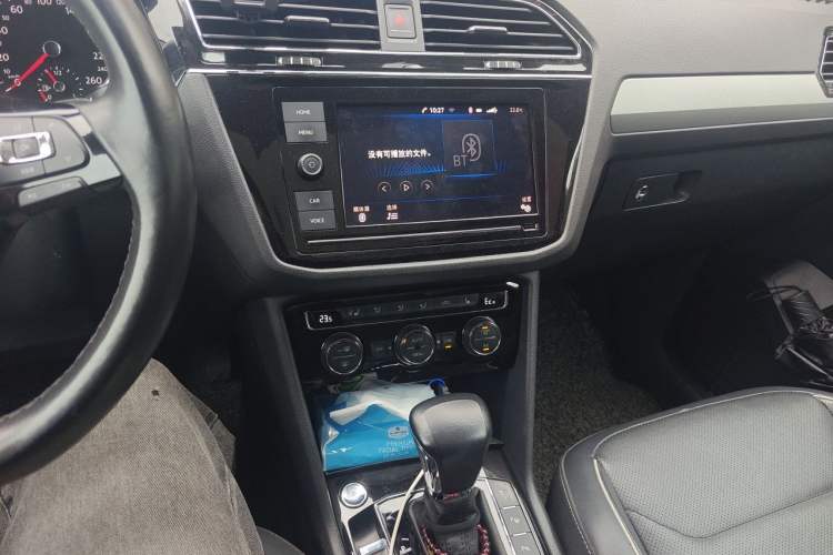 Used Volkswagen Tiguan L New Energy 2019 430 PHEV Hybrid Flagship Model Audio And AC Panel