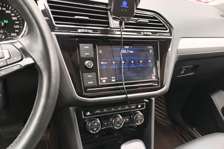 Used Volkswagen Tiguan L New Energy 2019 430 PHEV Hybrid Flagship Model Audio And AC Panel