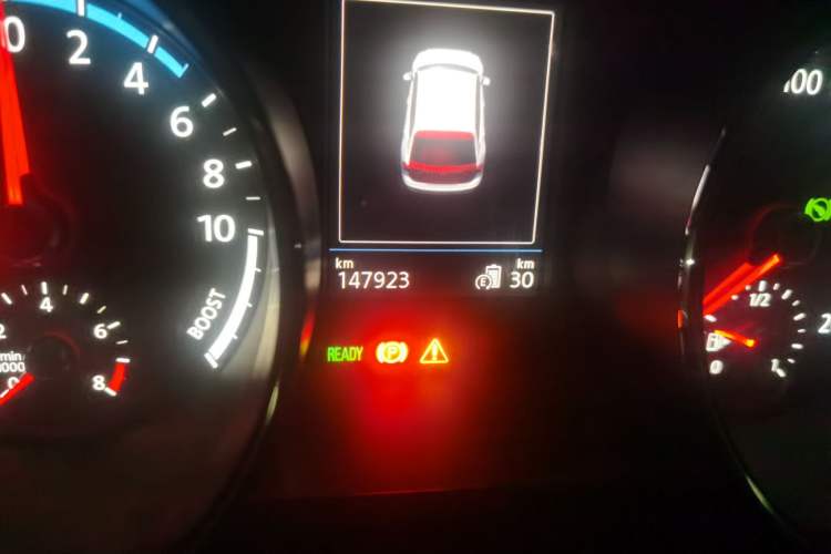 Used Volkswagen Tiguan L New Energy 2019 430 PHEV Hybrid Flagship Model Odometer Close Up