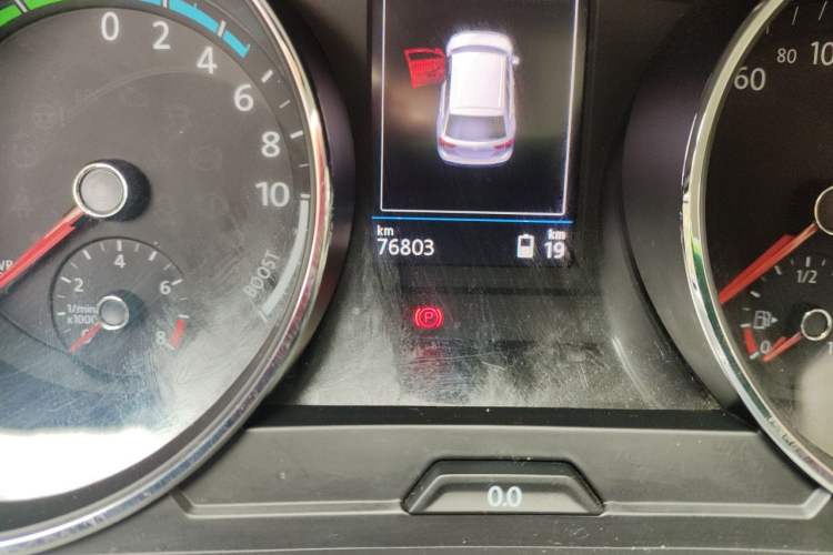 Used Volkswagen Tiguan L New Energy 2019 430 PHEV Hybrid Flagship Model Odometer Close Up