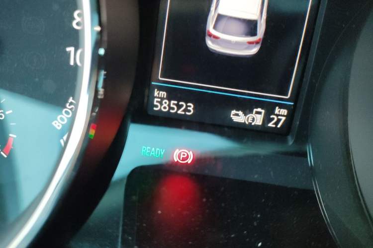 Used Volkswagen Tiguan L New Energy 2019 430 PHEV Hybrid Flagship Model Odometer Close Up
