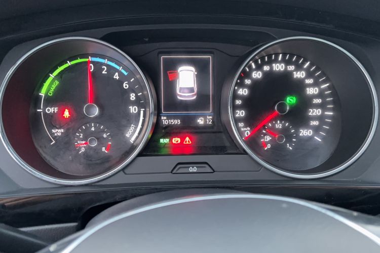 Used Volkswagen Tiguan L New Energy 2019 430 PHEV Hybrid Luxury Edition Odometer Close Up