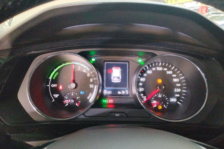 Used Volkswagen Tiguan L New Energy 2019 430 PHEV Hybrid Flagship Model Odometer Close Up