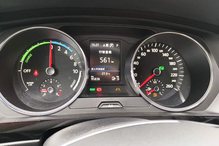 Used Volkswagen Tiguan L New Energy 2019 430 PHEV Hybrid Flagship Model Odometer Close Up
