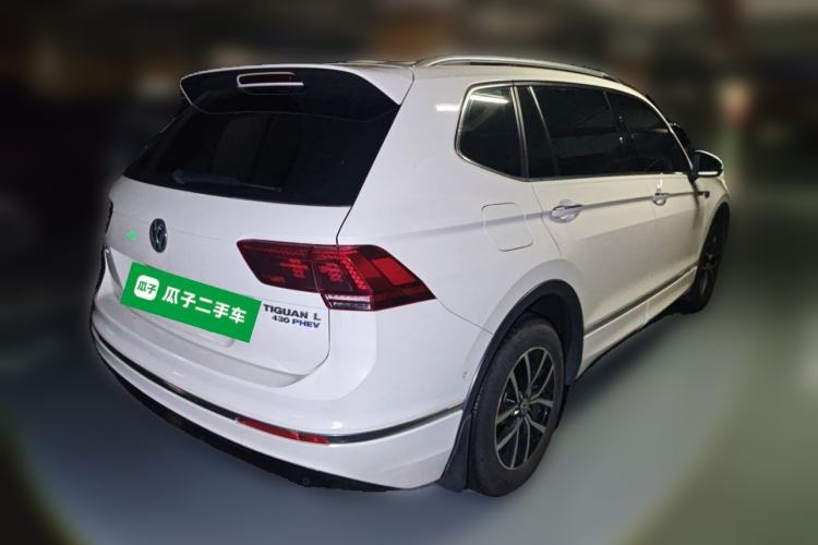Used Volkswagen Tiguan L New Energy 2019 430 PHEV Hybrid Flagship Model Rear Right 45 Deg