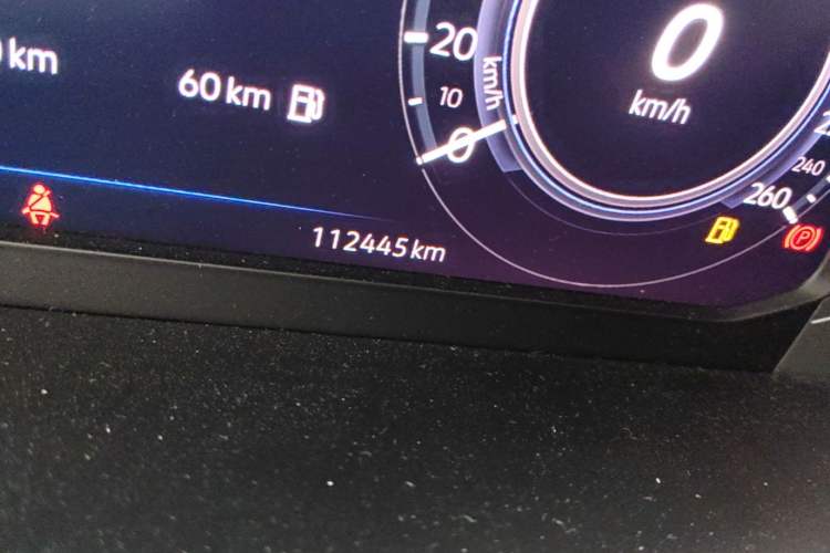 Used Volkswagen Tiguan L New Energy 2020 430 PHEV Plug-in Hybrid Flagship Edition Odometer Close Up