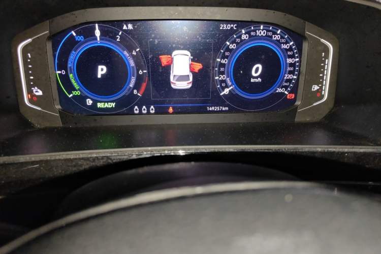 Used Volkswagen Tiguan L New Energy 2020 430 PHEV Plug-in Hybrid Prestige Edition Odometer Close Up