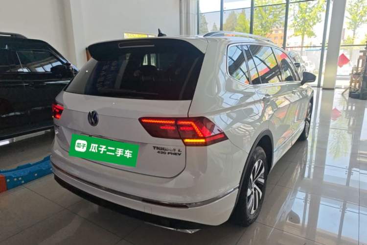 Used Volkswagen Tiguan L New Energy 2020 430 PHEV Plug-in Hybrid Flagship Edition Rear Right 45 Deg