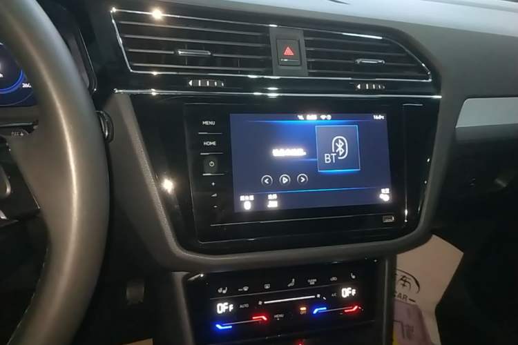 Used Volkswagen Tiguan L New Energy 2020 430 PHEV Plug-in Hybrid Flagship Edition Audio And AC Panel