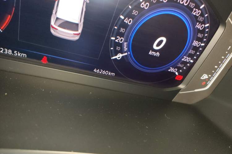 Used Volkswagen Tiguan L New Energy 2020 430 PHEV Plug-in Hybrid Flagship Edition Odometer Close Up