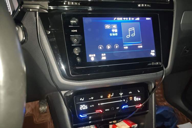 Used Volkswagen Tiguan L New Energy 2020 430 PHEV Plug-in Hybrid Flagship Edition Audio And AC Panel