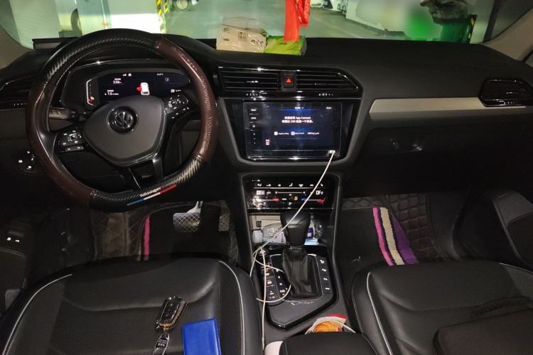 Used Volkswagen Tiguan L New Energy 2020 430 PHEV Plug-in Hybrid Flagship Edition Center Console