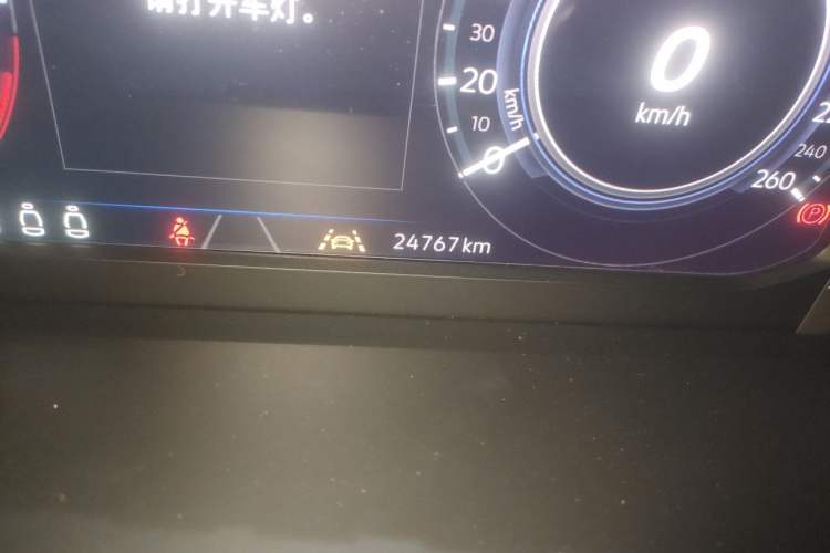 Used Volkswagen Tiguan L New Energy 2020 430 PHEV Plug-in Hybrid Flagship Edition Odometer Close Up