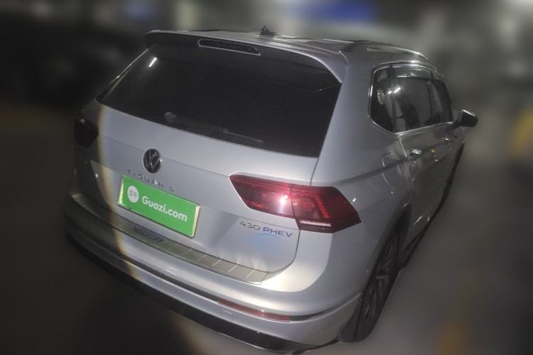 Used Volkswagen Tiguan L New Energy 2020 430 PHEV Plug-in Hybrid Flagship Edition Rear Right 45 Deg