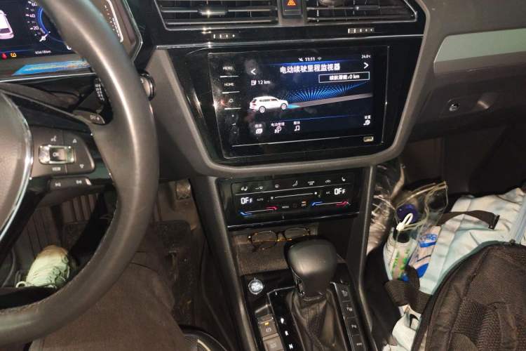 Used Volkswagen Tiguan L New Energy 2020 430 PHEV Plug-in Hybrid Flagship Edition Audio And AC Panel