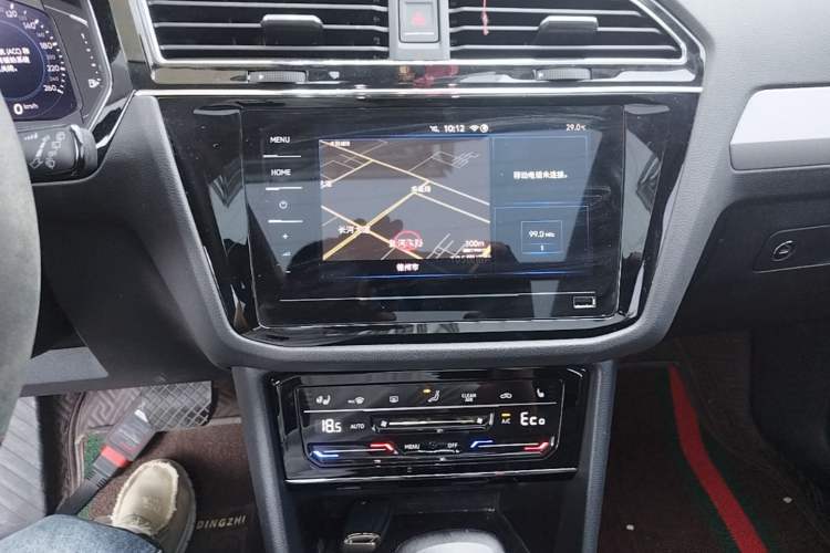 Used Volkswagen Tiguan L New Energy 2020 430 PHEV Plug-in Hybrid Flagship Edition Audio And AC Panel