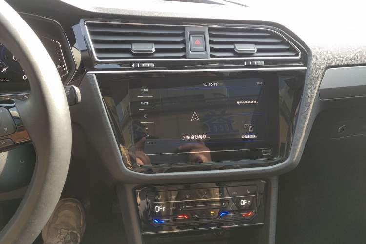Used Volkswagen Tiguan L New Energy 2020 430 PHEV Plug-in Hybrid Flagship Edition Audio And AC Panel