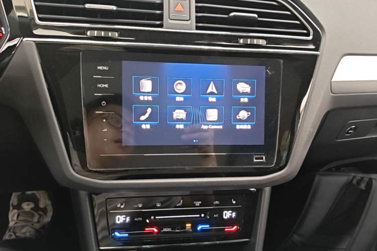 Used Volkswagen Tiguan L New Energy 2020 430 PHEV Plug-in Hybrid Flagship Edition Audio And AC Panel