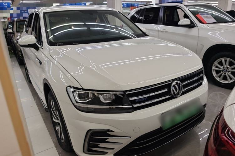 Used Volkswagen Tiguan L New Energy 2020 430 PHEV Plug-in Hybrid Prestige Edition Front Right 45 Deg