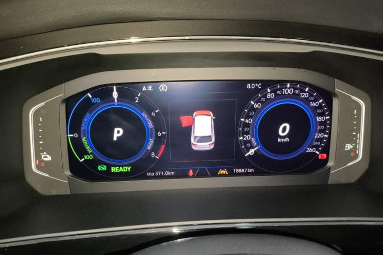 Used Volkswagen Tiguan L New Energy 2020 430 PHEV Plug-in Hybrid Flagship Edition Instrument Cluster