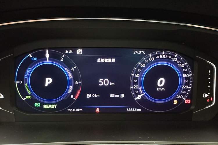 Used Volkswagen Tiguan L New Energy 2020 430 PHEV Plug-in Hybrid Prestige Edition Instrument Cluster