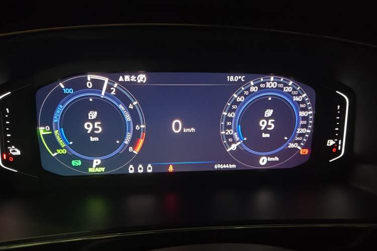 Used Volkswagen Tiguan L New Energy 2020 430 PHEV Plug-in Hybrid Flagship Edition Instrument Cluster