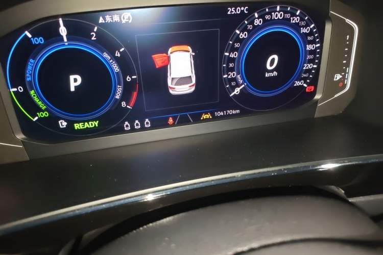 Used Volkswagen Tiguan L New Energy 2020 430 PHEV Plug-in Hybrid Flagship Edition Odometer Close Up