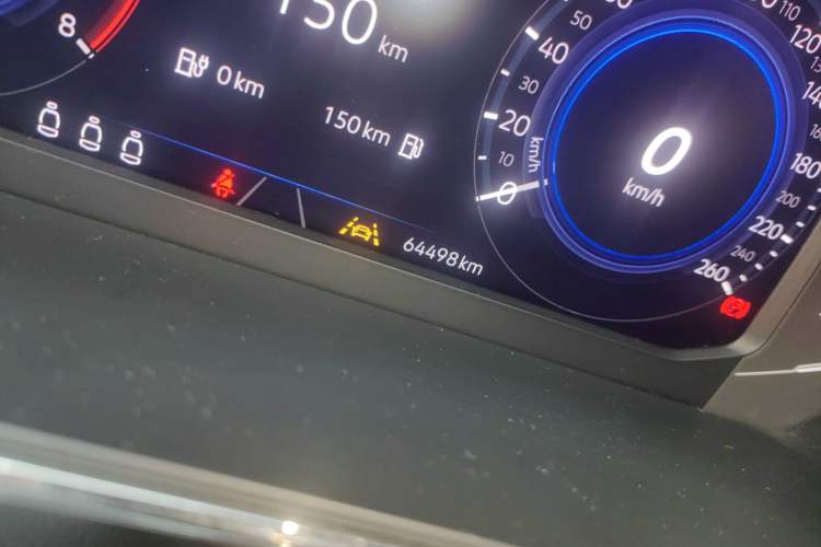 Used Volkswagen Tiguan L New Energy 2020 430 PHEV Plug-in Hybrid Flagship Edition Odometer Close Up