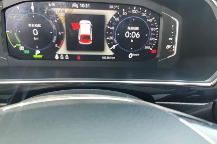 Used Volkswagen Tiguan L New Energy 2020 430 PHEV Plug-in Hybrid Flagship Edition Odometer Close Up