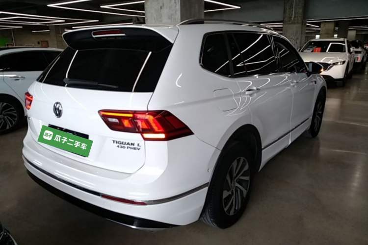 Used Volkswagen Tiguan L New Energy 2020 430 PHEV Plug-in Hybrid Prestige Edition Rear Right 45 Deg