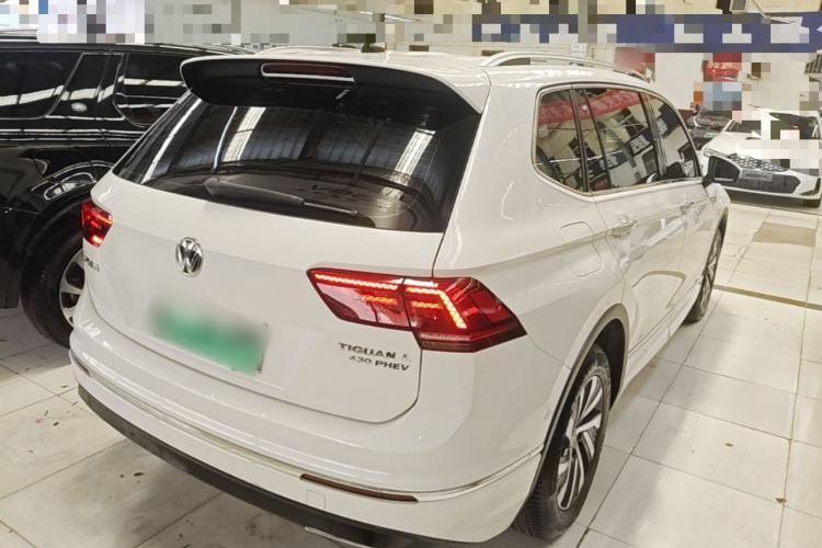 Used Volkswagen Tiguan L New Energy 2020 430 PHEV Plug-in Hybrid Flagship Edition Rear Right 45 Deg