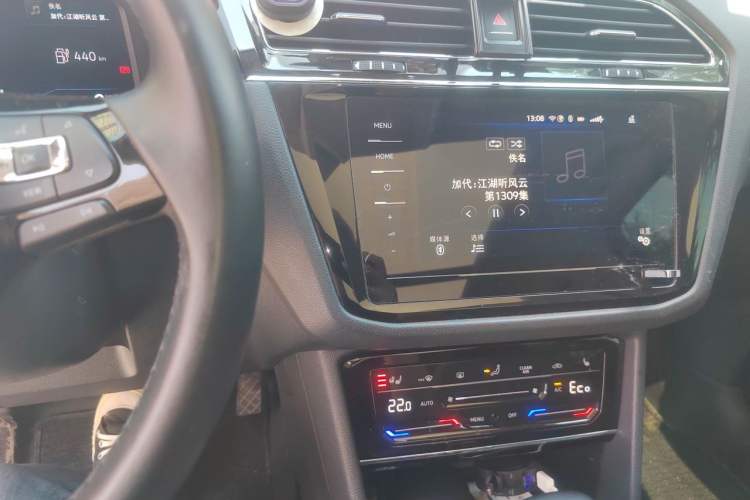 Used Volkswagen Tiguan L New Energy 2021 430 PHEV Plug-in Hybrid Flagship Edition Audio And AC Panel