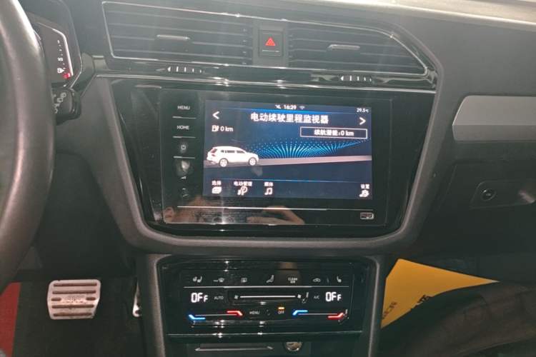 Used Volkswagen Tiguan L New Energy 2021 430 PHEV Plug-in Hybrid Flagship Edition Audio And AC Panel