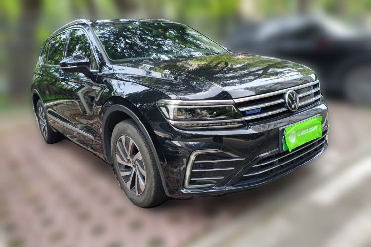 Used Volkswagen Tiguan L New Energy 2021 430 PHEV Plug-in Hybrid Flagship Edition Front Right 45 Deg