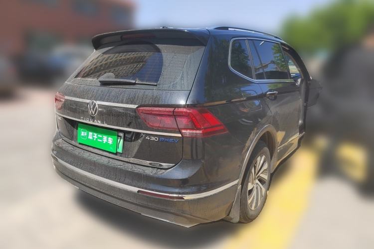 Used Volkswagen Tiguan L New Energy 2021 430 PHEV Plug-in Hybrid Flagship Edition Rear Right 45 Deg