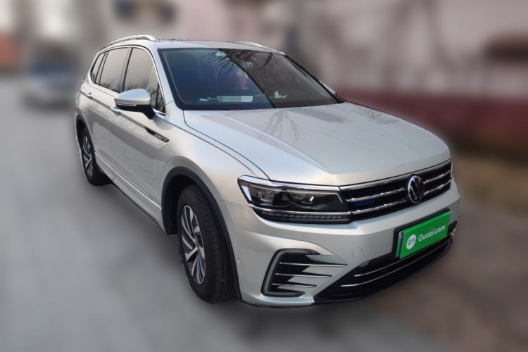 Used Volkswagen Tiguan L New Energy 2021 430 PHEV Plug-in Hybrid Flagship Edition Front Right 45 Deg