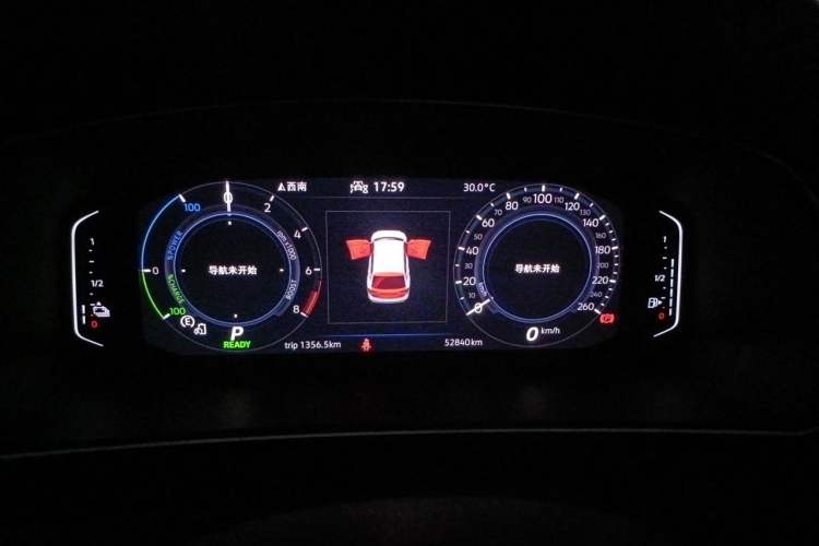 Used Volkswagen Tiguan L New Energy 2021 430 PHEV Plug-in Hybrid Flagship Edition Odometer Close Up