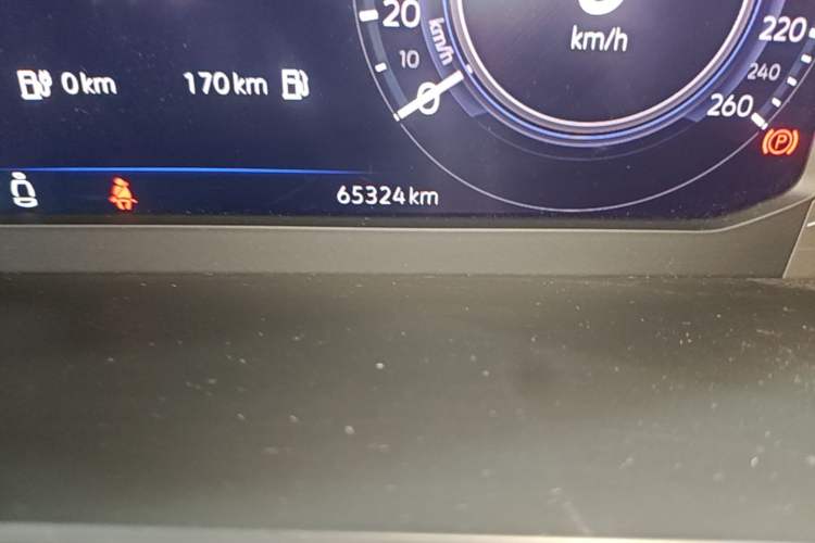 Used Volkswagen Tiguan L New Energy 2021 430 PHEV Plug-in Hybrid Flagship Edition Odometer Close Up