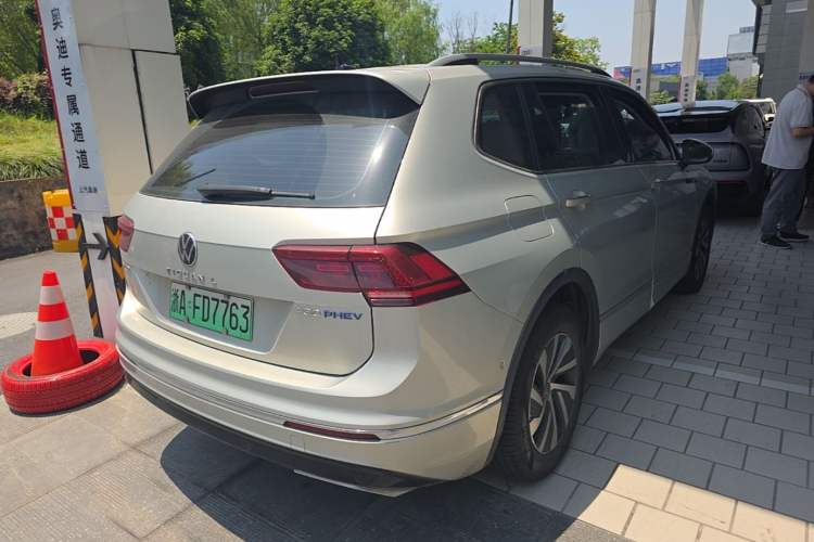Used Volkswagen Tiguan L New Energy 2021 430 PHEV Plug-in Hybrid Prestige Edition Rear Right 45 Deg