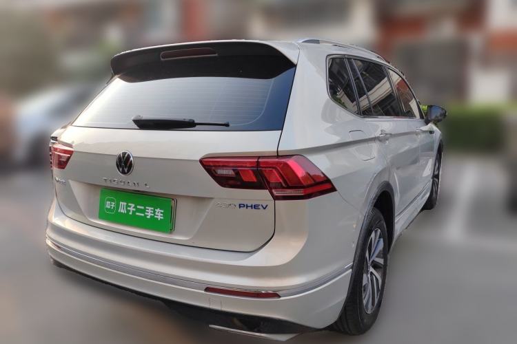 Used Volkswagen Tiguan L New Energy 2021 430 PHEV Plug-in Hybrid Prestige Edition Rear Right 45 Deg
