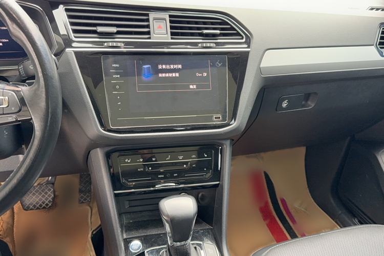 Used Volkswagen Tiguan L New Energy 2021 430 PHEV Plug-in Hybrid Flagship Edition Audio And AC Panel