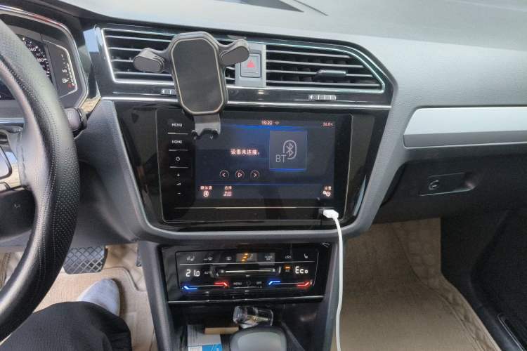 Used Volkswagen Tiguan L New Energy 2021 430 PHEV Plug-in Hybrid Flagship Edition Audio And AC Panel