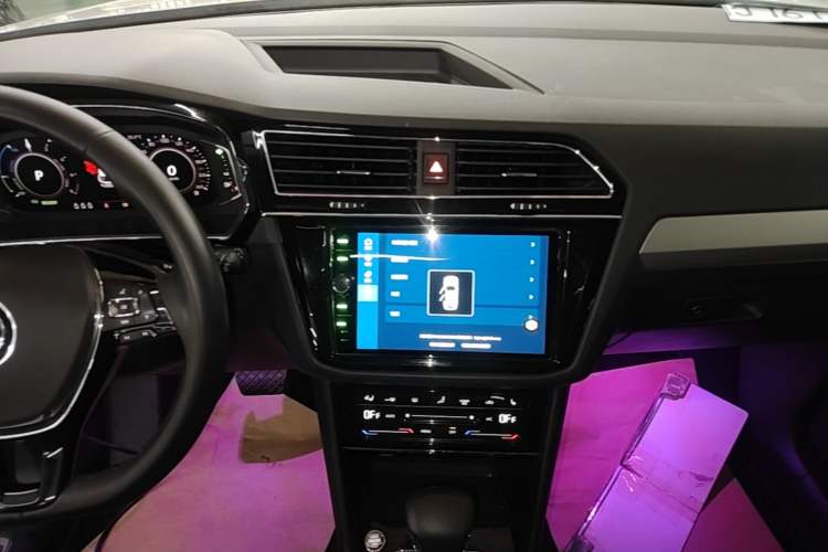 Used Volkswagen Tiguan L New Energy 2021 430 PHEV Plug-in Hybrid Flagship Edition Audio And AC Panel