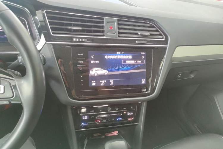 Used Volkswagen Tiguan L New Energy 2021 430 PHEV Plug-in Hybrid Flagship Edition Audio And AC Panel