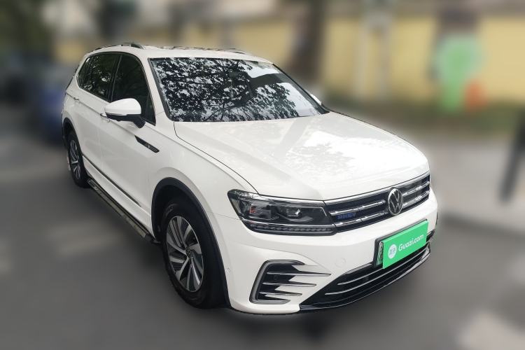 Used Volkswagen Tiguan L New Energy 2021 430 PHEV Plug-in Hybrid Flagship Edition Front Right 45 Deg