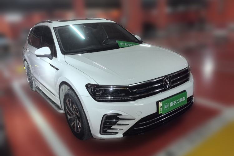 Used Volkswagen Tiguan L New Energy 2021 430 PHEV Plug-in Hybrid Flagship Edition Front Right 45 Deg