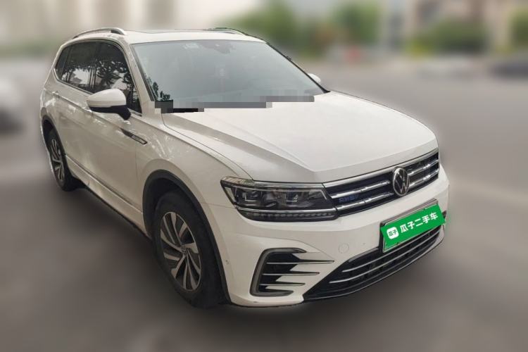 Used Volkswagen Tiguan L New Energy 2021 430 PHEV Plug-in Hybrid Flagship Edition Front Right 45 Deg