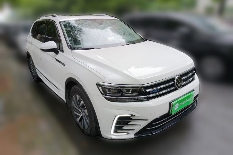 Used Volkswagen Tiguan L New Energy 2021 430 PHEV Plug-in Hybrid Flagship Edition Front Right 45 Deg