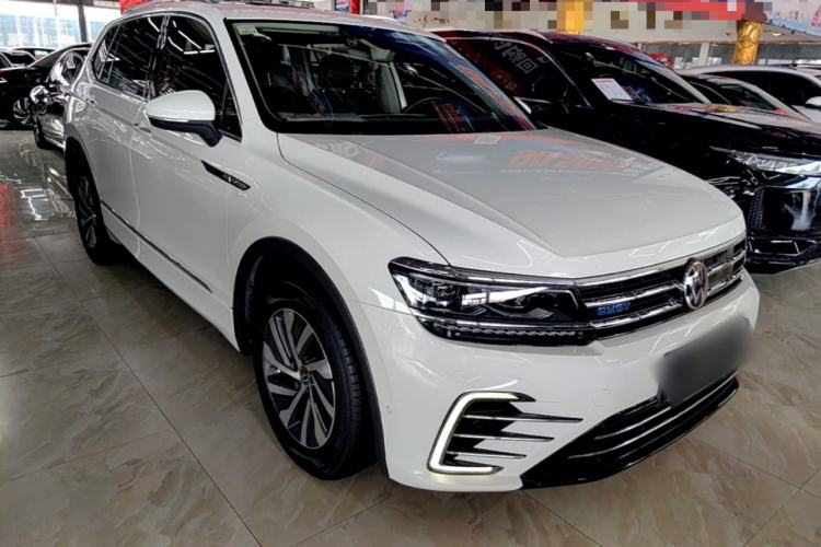 Used Volkswagen Tiguan L New Energy 2021 430 PHEV Plug-in Hybrid Flagship Edition Front Right 45 Deg