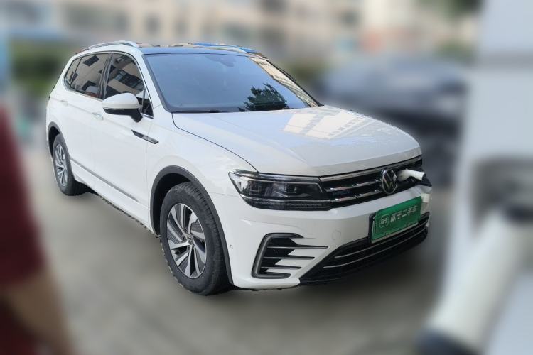 Used Volkswagen Tiguan L New Energy 2021 430 PHEV Plug-in Hybrid Flagship Edition Front Right 45 Deg